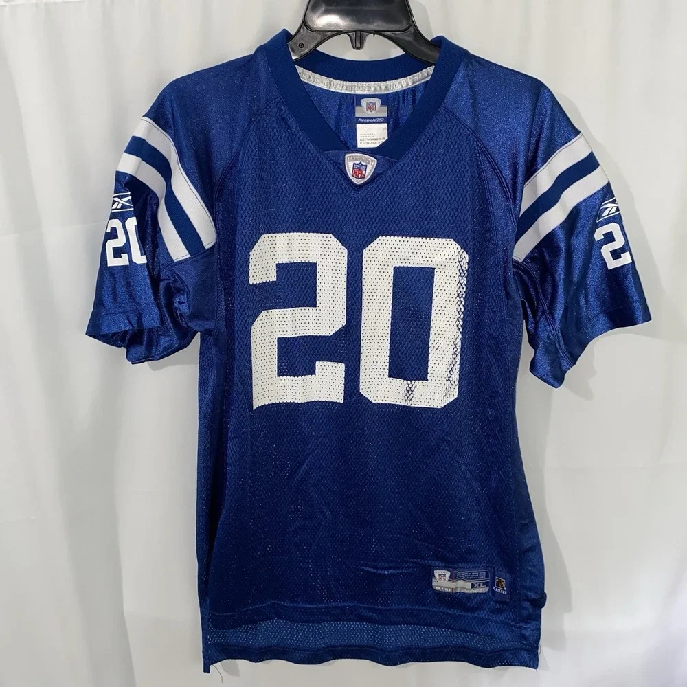 Indianapolis Colts Mike Doss Blue Reebok Jersey Youth XL